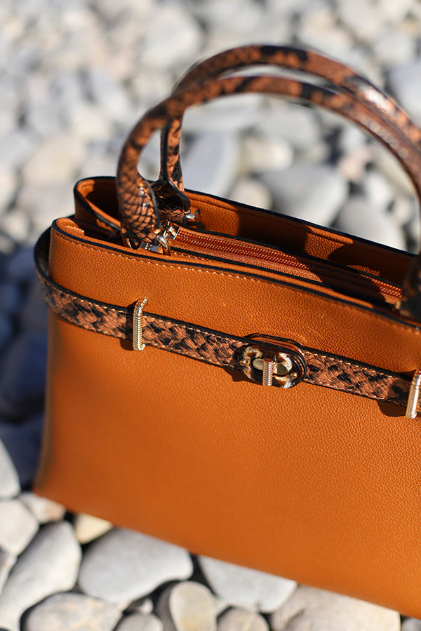 Sac à main à bandoulière tendance pour femme Motif peau de serpent, Noir/blanc Sac à main à bandoulière tendance pour femme Motif peau de serpent, Noir/blanc