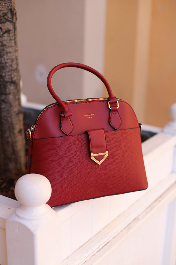 Sac à main rouge bordeaux GALLANTRY The Must Bag Maroquinerie Accessoires pour femme