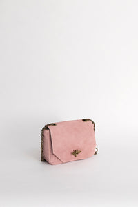 Sac à bandoulière rose clair (fermeture abeille)