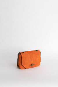 Sac à bandoulière orange (fermeture abeille)