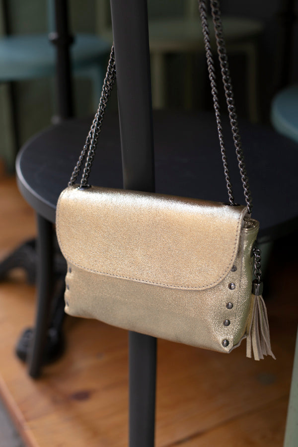 Sac à bandoulière beige