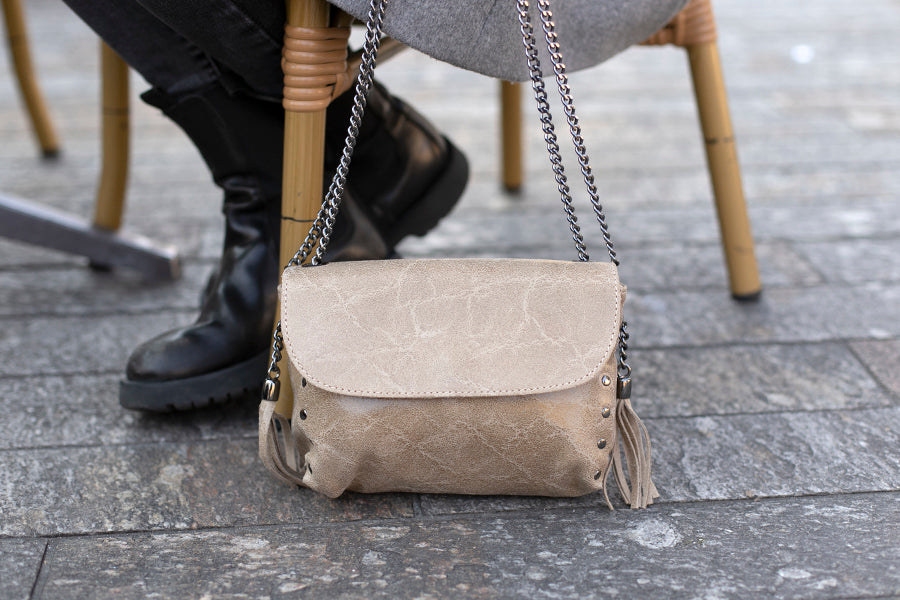 Sac à bandoulière rose clair