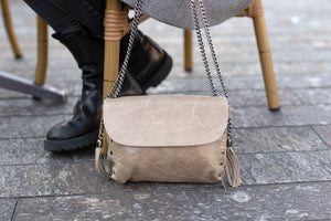 Sac à bandoulière rose fuchsia