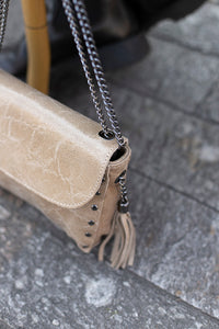 Sac à bandoulière beige