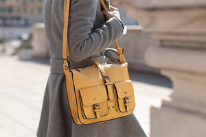 Sac bandouli re MANDOLINE jaune