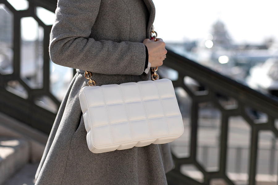 Sac à bandoulière beige TOM & EVA